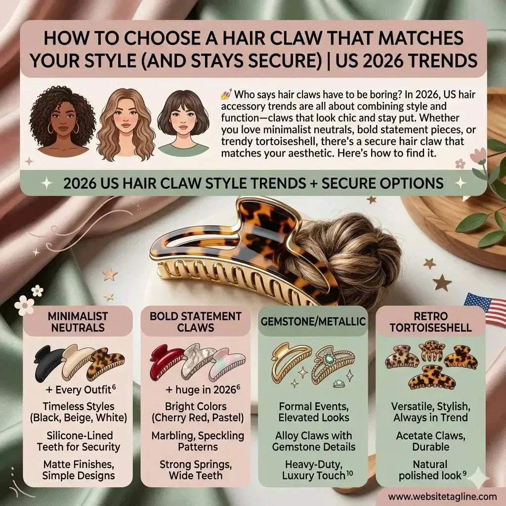 How to Choose a Hair Claw That Won’t Slip, Break, or Damage Your Hair - LioraCatcher