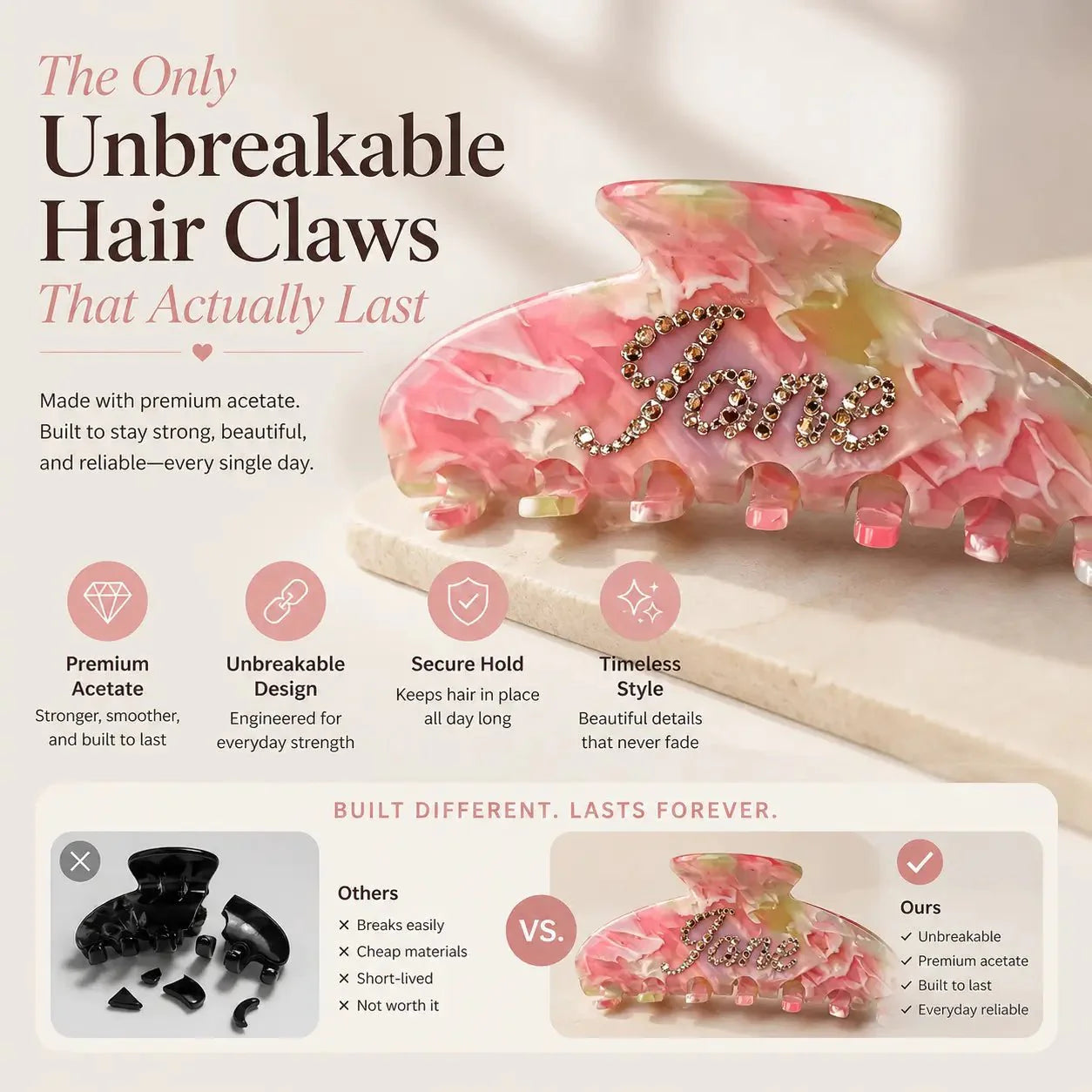 The Only Unbreakable Hair Claws That Actually Last - LioraCatcher