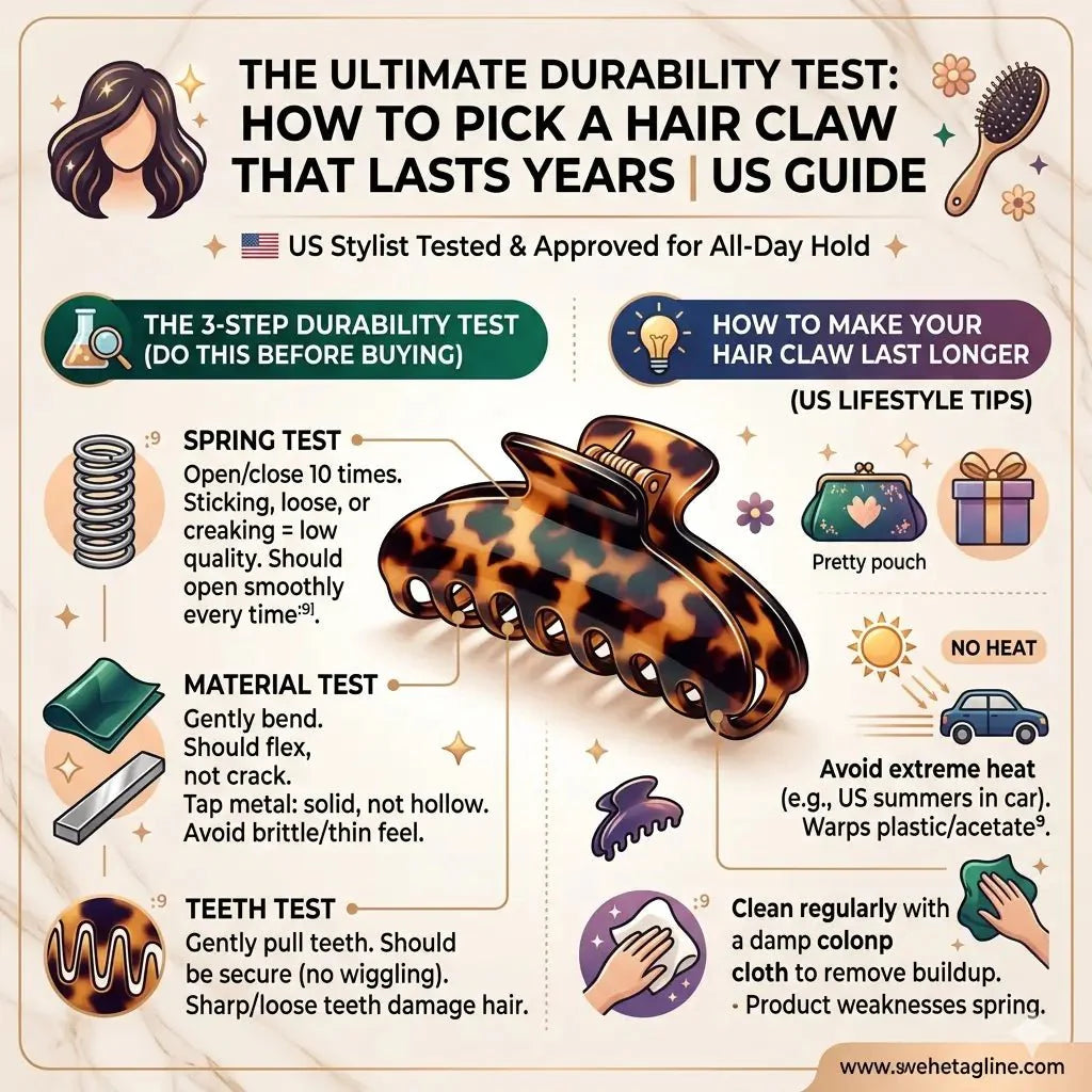 The Ultimate Durability Test: How to Pick a Hair Claw That Lasts Years | US Guide - LioraCatcher