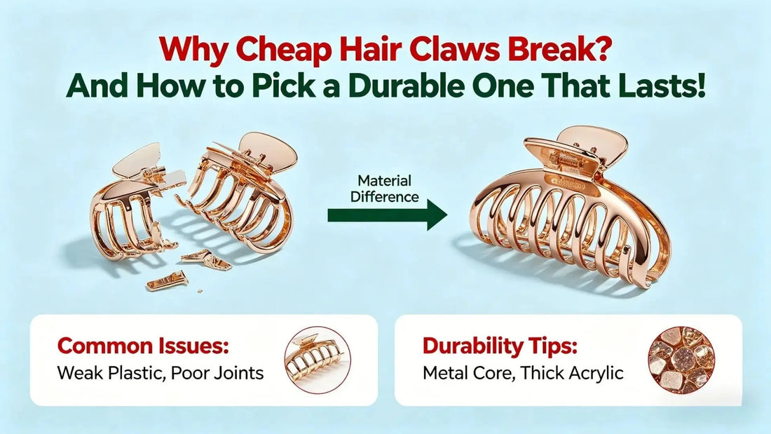 Why Cheap Hair Claws Break 😫 And How to Pick a Durable One That Lasts! - LioraCatcher